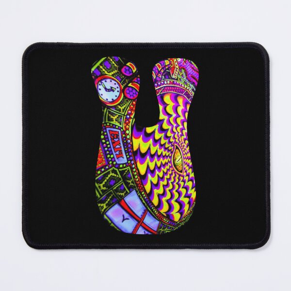 Item preview, Psychedelic Monogram Initial Letter U designed and sold by Lartheviking.