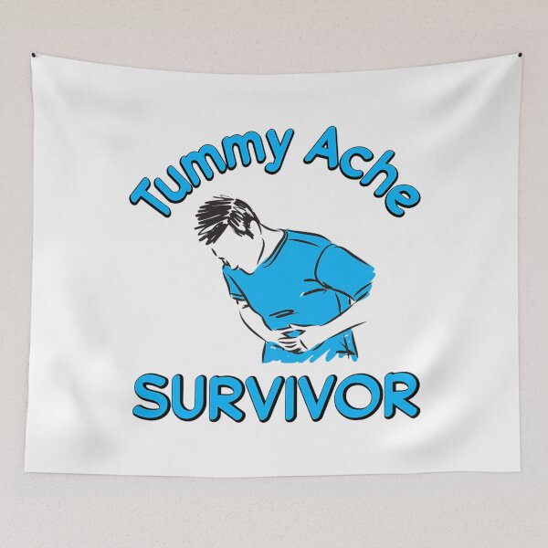 Item preview, Vintage Tummy Ache Survivor Stomachache IBS Funny designed and sold by sharptin6494.
