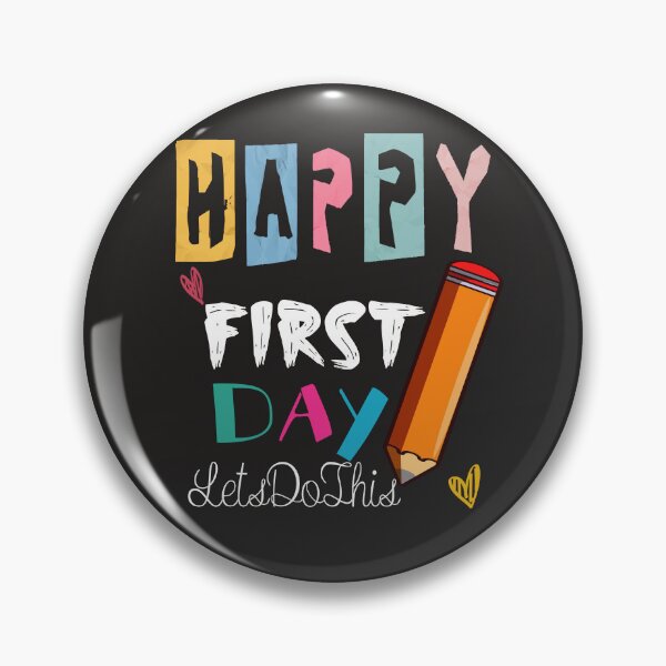 Item preview, Happy first day Let's Do This designed and sold by AJB ⭐⭐⭐⭐⭐✔️.