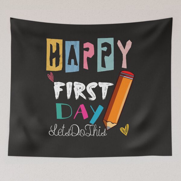 Item preview, Happy first day Let's Do This designed and sold by AJB ⭐⭐⭐⭐⭐✔️.