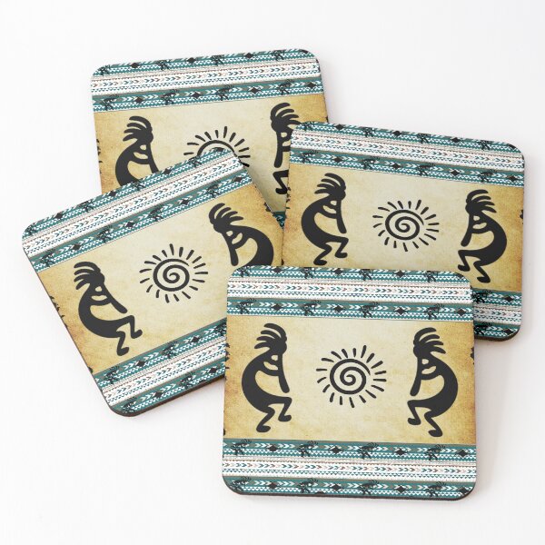Item preview, Native American Kokopelli With Tribal Design designed and sold by handsoftime2020.