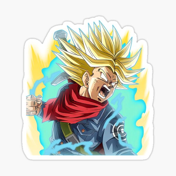 Future Trunks Imperfect Cell Saga Dragon Ball Super - Dragon Ball Gt Kid Goku  Pan Trunks - Sticker