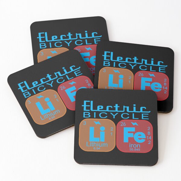 Item preview, Funny E-Bike Life Periodic Table Electric Power Bikes designed and sold by CharJens.
