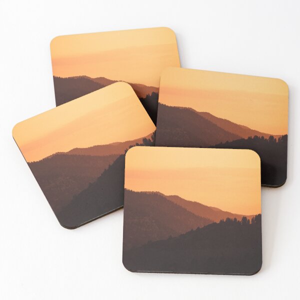 Item preview, Mountain Range During Golden Hour designed and sold by PotluckPrints.