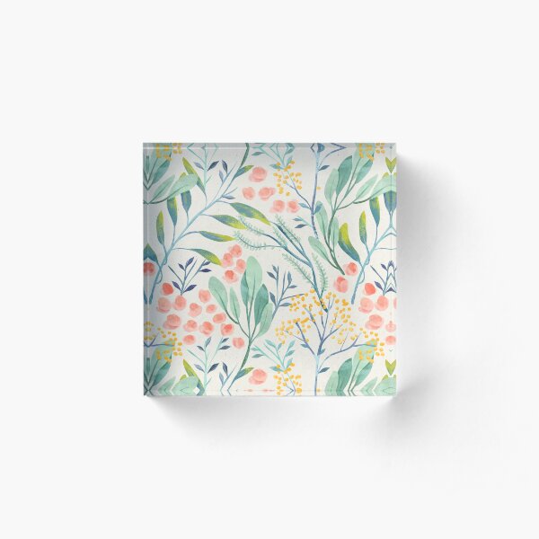 Botanical Garden Acrylic Block