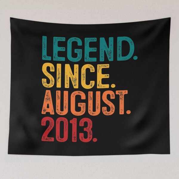 Item preview, Legend Since August 2013 9th Birthday Gift 9 Years Old Boy designed and sold by backearmuffs275.