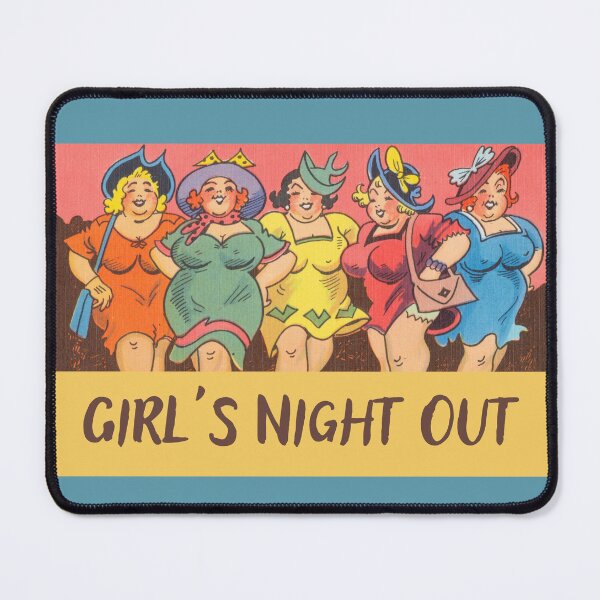 Item preview, Vintage Girl's Night Out design is fun & colorful featuring women out on the town designed and sold by tranquilbeach.