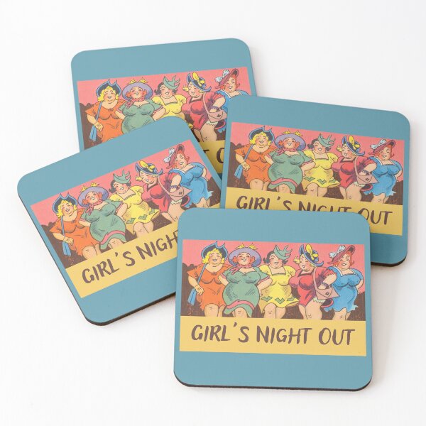 Item preview, Vintage Girl's Night Out design is fun & colorful featuring women out on the town designed and sold by tranquilbeach.