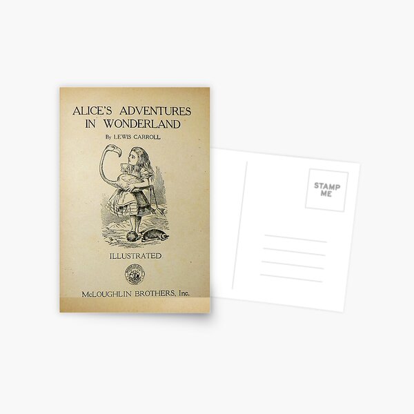 Alice in wonderland cover Postcard