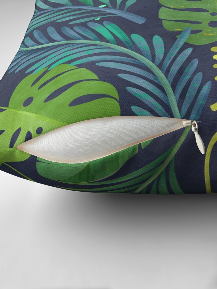 Thumbnail 2 of 4, Pillow, Rain Forest designed and sold by irtsya.