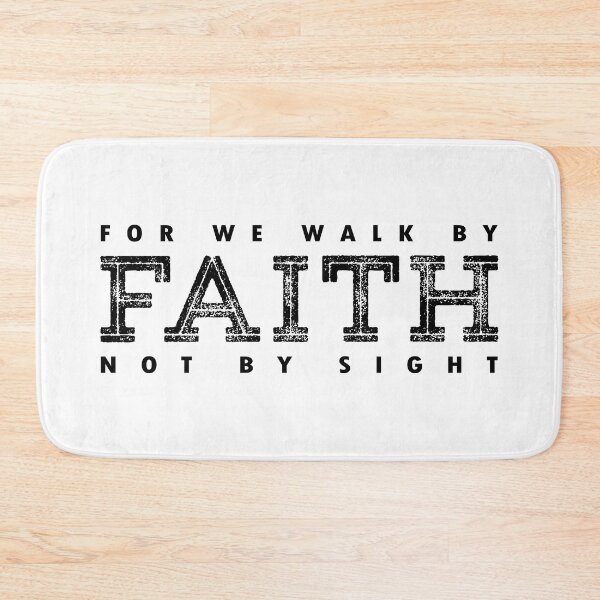 Item preview, WALK BY FAITH (WHITE) designed and sold by AnaelDraw.