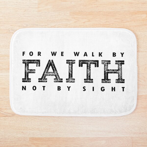 Item preview, WALK BY FAITH (WHITE) designed and sold by AnaelDraw.