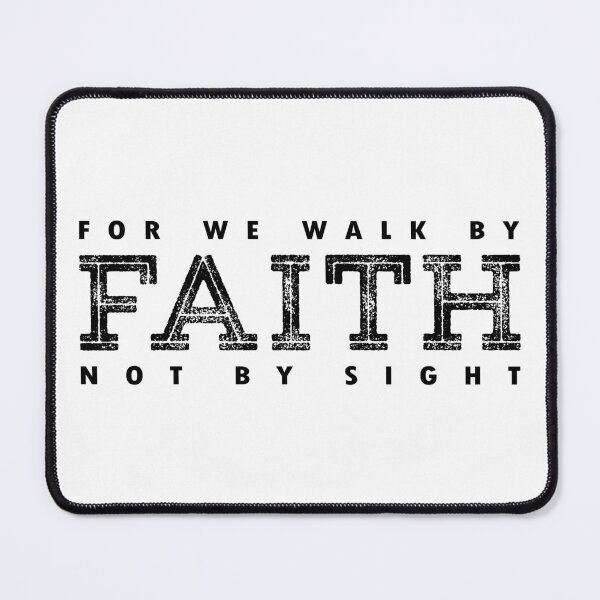 Item preview, WALK BY FAITH (WHITE) designed and sold by AnaelDraw.