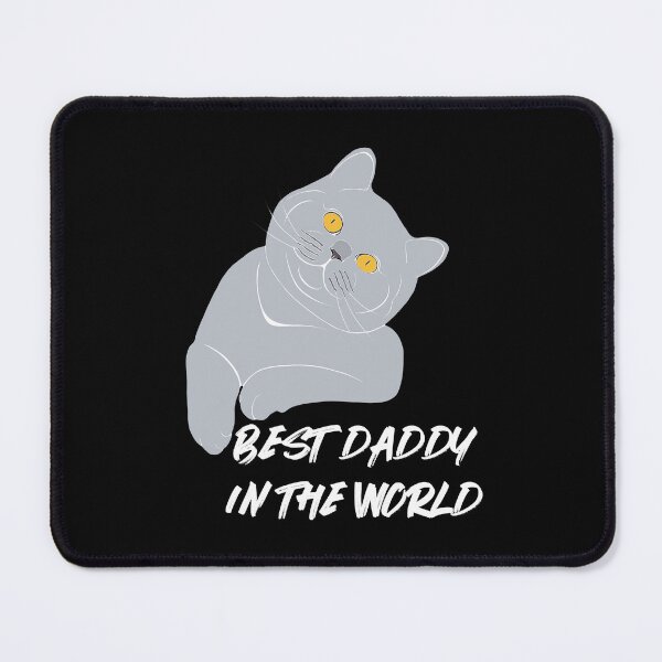 Item preview, Get the best daddy in the world t-shirt and sticker featuring a funny cat design. Perfect gift for any cat-loving dad. Show him how much he means to you with this unique design. designed and sold by SERGEY OVCHARUK.
