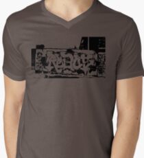 Graffiti Men's V-Neck T-Shirt