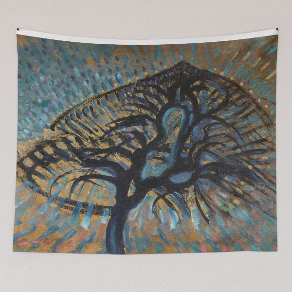 Item preview, Apple Tree, Pointillist Version (1908–1909) Piet Mondrian  designed and sold by TeeARTHY.