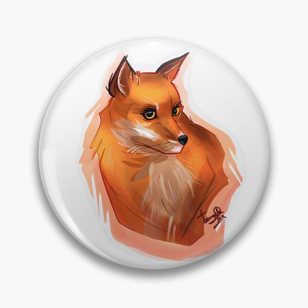 Item preview, Fox digital drawing designed and sold by AngelaAR.