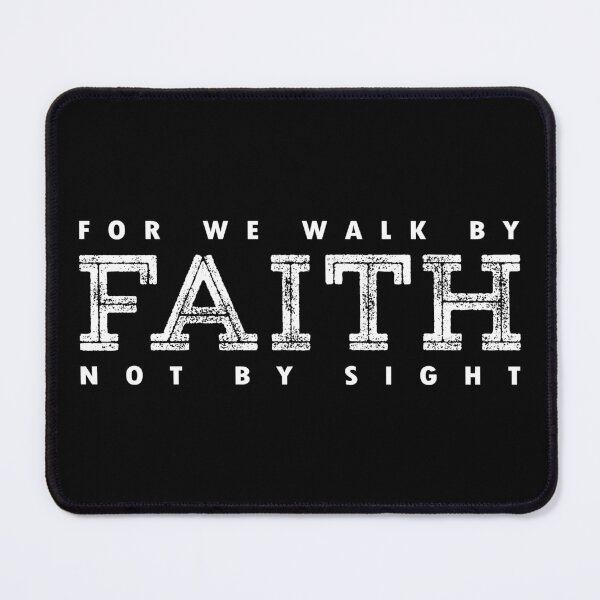 Item preview, WALK BY FAITH (BLACK) designed and sold by AnaelDraw.