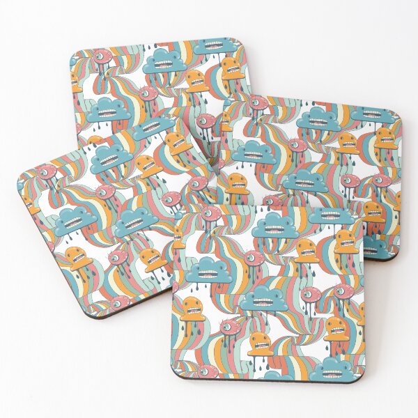 Item preview, retro monster clouds designed and sold by Warn3r.