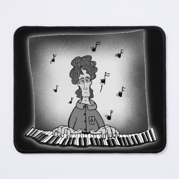 Item preview, False note... Piano. In gray. designed and sold by AtelierFafard.