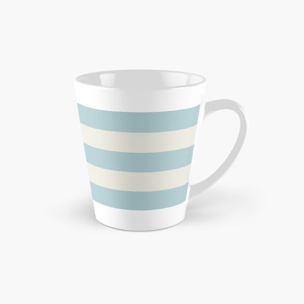 Item preview, Large DUCK EGG BLUE and CREAM Horizontal STRIPES designed and sold by RachelMacht.