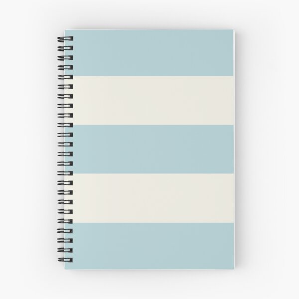 Item preview, Large DUCK EGG BLUE and CREAM Horizontal STRIPES designed and sold by RachelMacht.