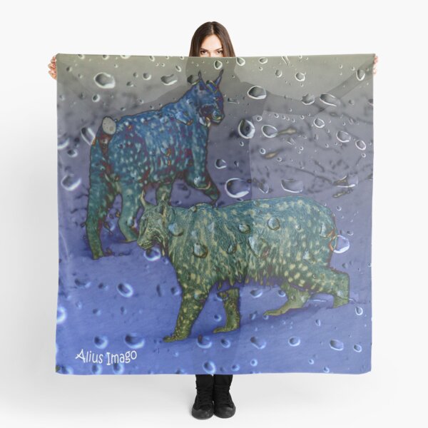 Raindrops - Wild Lynx Scarf