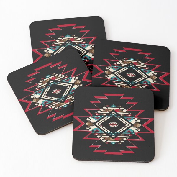Item preview, Native AmericanTribal Design In Black, Red, And Browns designed and sold by handsoftime2020.