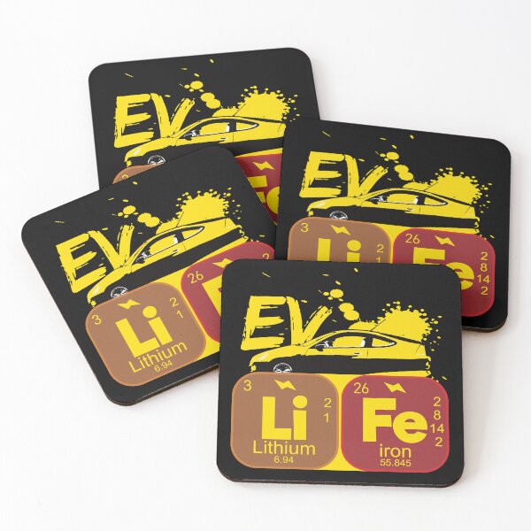 Item preview, Funny EV Car Life Periodic Table Electric Power Vehicles designed and sold by CharJens.