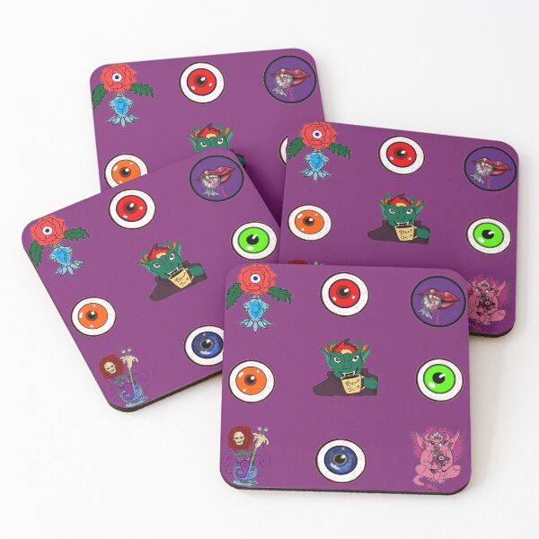 Item preview, Gals and Ghouls Halloween Sticker pack cute  designed and sold by Jodi Mahaffey.