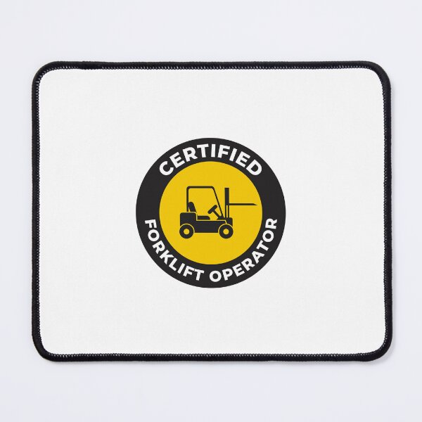Item preview, trained certified forklift operator, safety matters designed and sold by Mqyou.