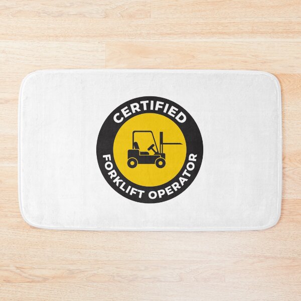 Item preview, trained certified forklift operator, safety matters designed and sold by Mqyou.