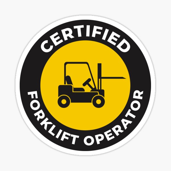 Item preview, trained certified forklift operator, safety matters designed and sold by Mqyou.