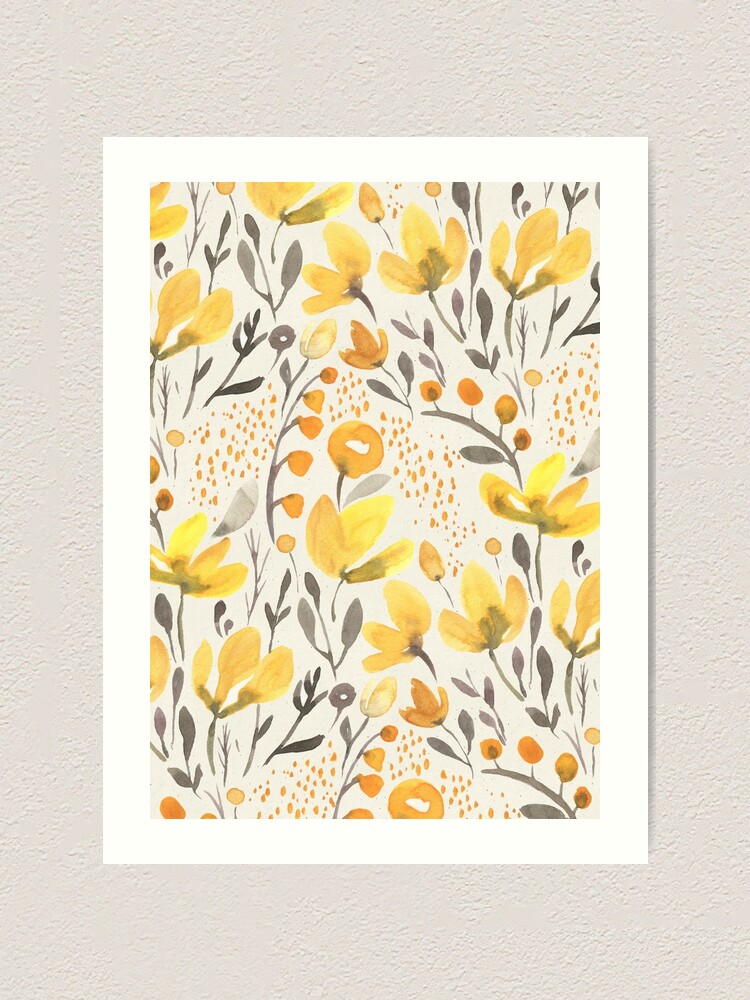 Alternate view of Yellow field Art Print