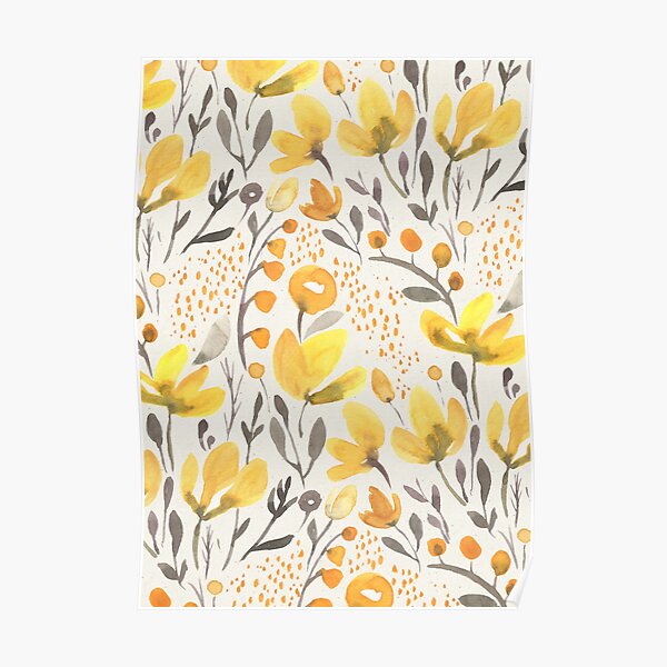 Yellow field Poster