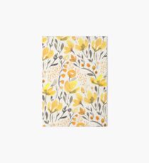 Yellow field Art Board
