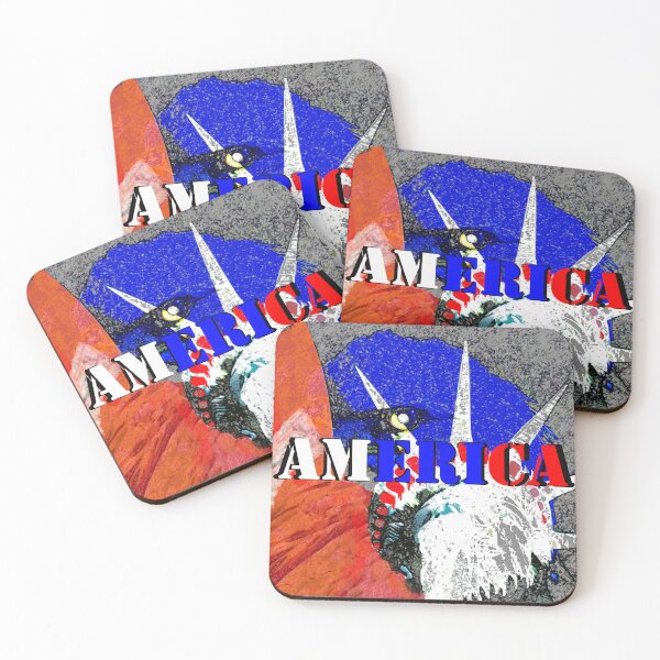 Item preview, Bleeding red white and blue design A designed and sold by David Lee Thompson.