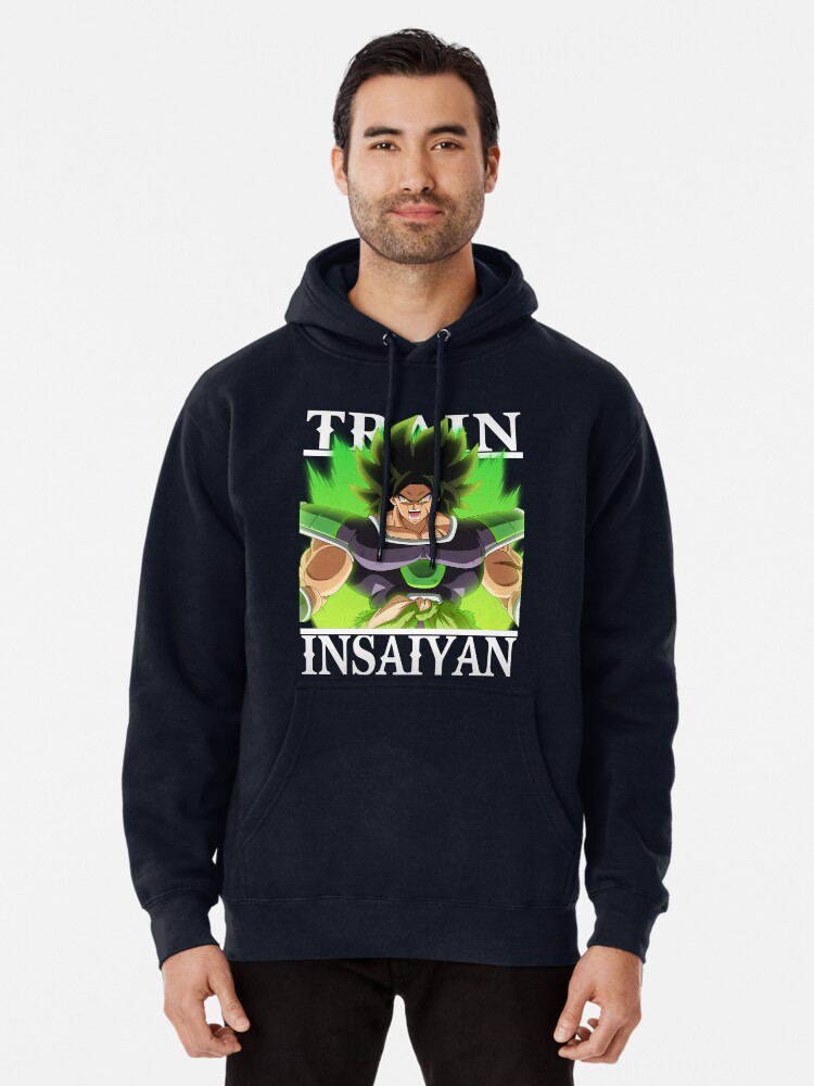 Train Insaiyan DBS Wrathful Broly Ikari DB DBZ DBGT DBS Pullover Hoodie for Sale by wickeddesigns1 Redbubble