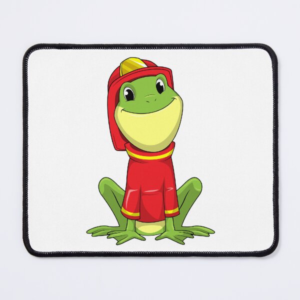 Item preview, Frog as Firefighter with Helmet designed and sold by Snabdesign84.