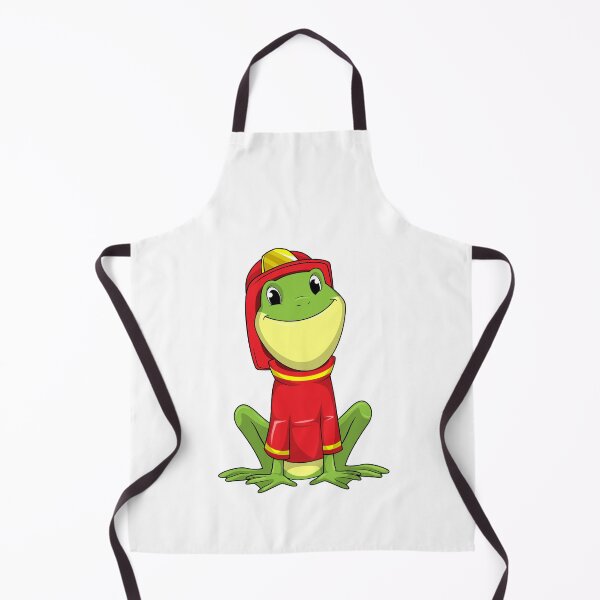Item preview, Frog as Firefighter with Helmet designed and sold by Snabdesign84.