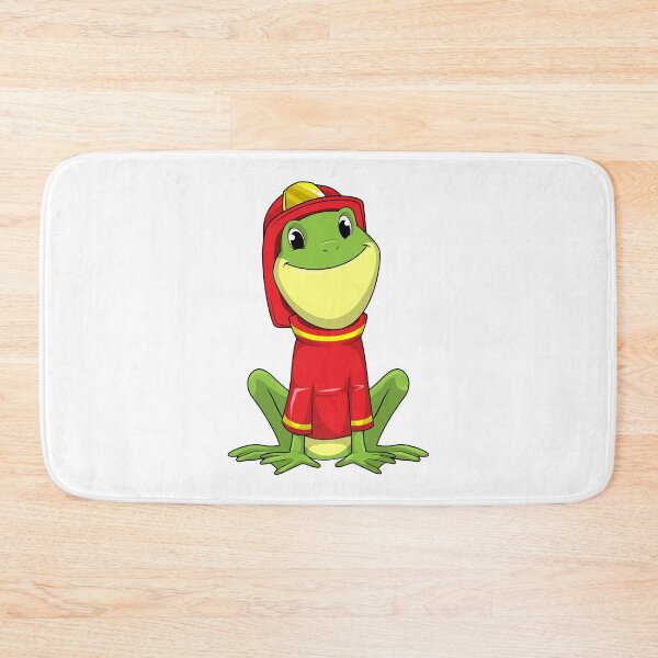 Item preview, Frog as Firefighter with Helmet designed and sold by Snabdesign84.
