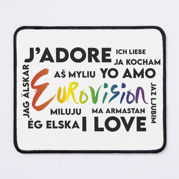 Item preview, I Love Eurovision designed and sold by BePrintDesigns.