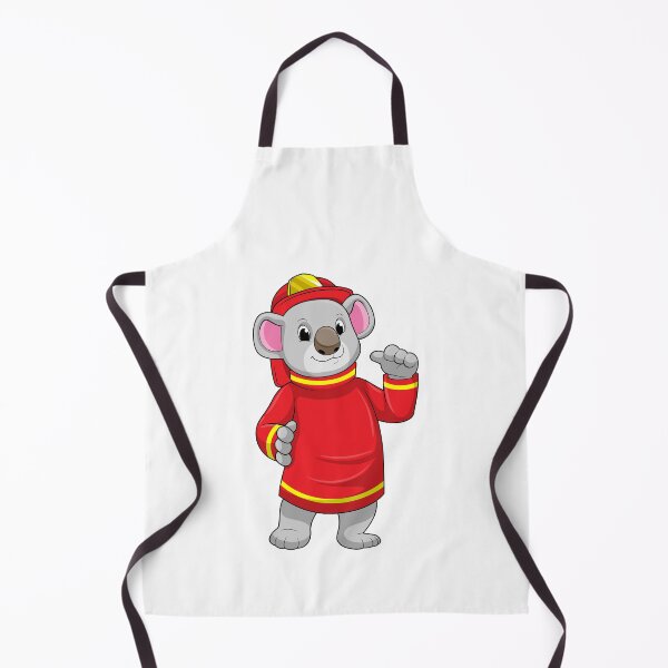 Item preview, Koala as Firefighter with Helmet designed and sold by Snabdesign84.