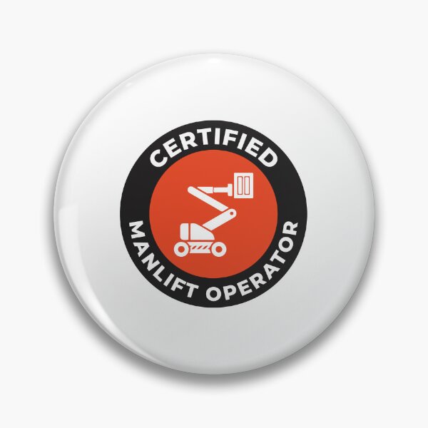 Item preview, certified manlift operator, safety matters designed and sold by Mqyou.