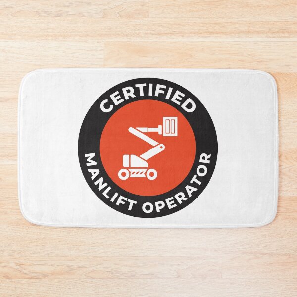 Item preview, certified manlift operator, safety matters designed and sold by Mqyou.