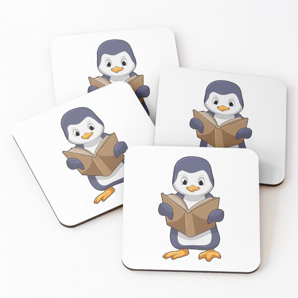 Item preview, Penguin as Nerd with Book designed and sold by Snabdesign84.