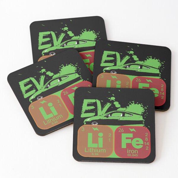 Item preview, Funny EV Car Life Periodic Table Electric Power Vehicles designed and sold by CharJens.