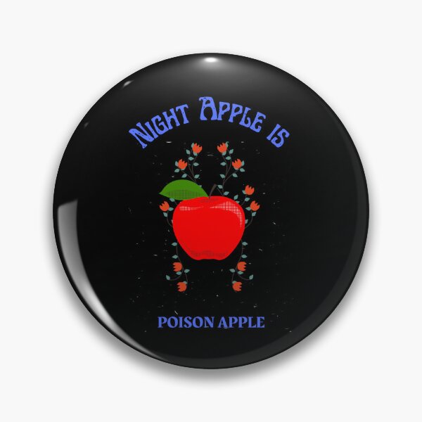 Item preview, Night apple is poison apple - Jungkook Bts Bright Blue Red Fairytale Print | Halloween designed and sold by Daebakshop.