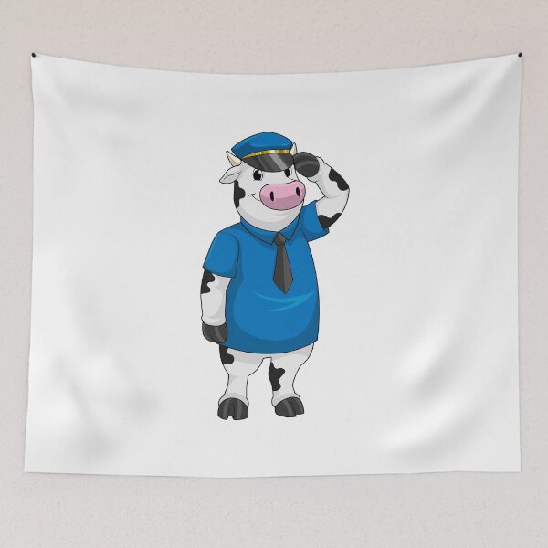 Item preview, Cow Cop Police hat Police designed and sold by Snabdesign84.