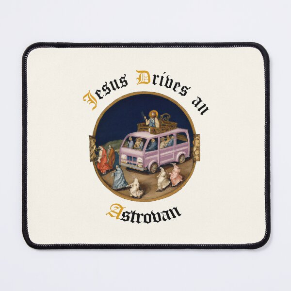 Item preview, jesus drives an astrovan designed and sold by Maple Design Studio.